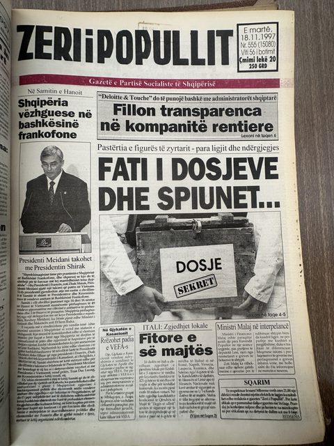 Zëri i Popullit 1997-11-18
